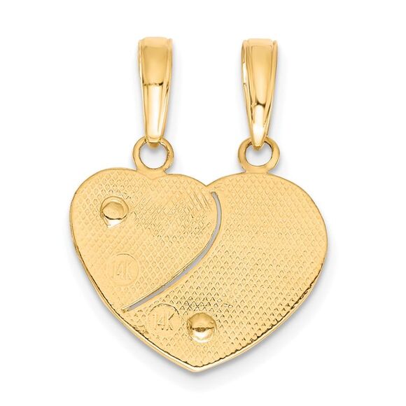 10K Two-tone MOMMY & ME Break-A-Part Charm